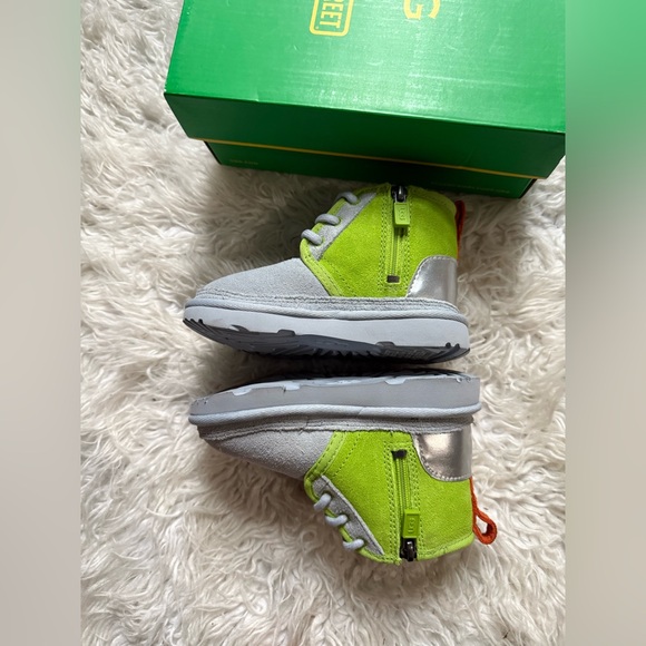 UGG Sesame Street Kids Shoes - Gray and Green - Picture 3 of 8